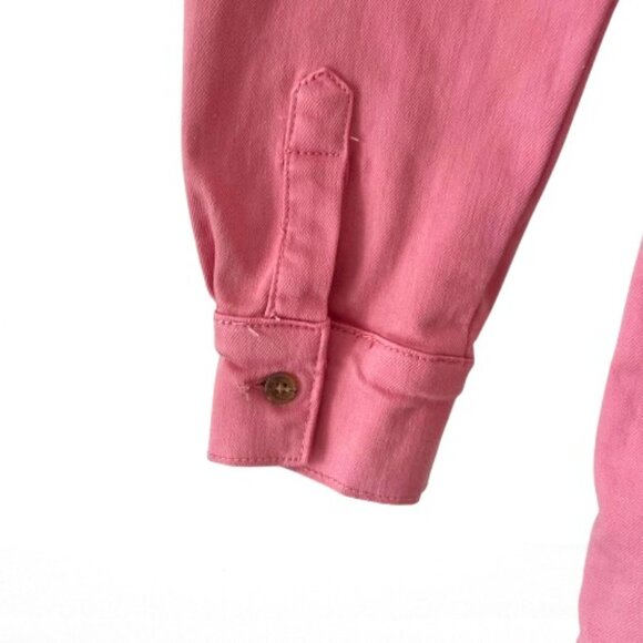 NEW 1. State Twill Cotton Blend Romper in Blush with Drawstring Waist, Size M - Picture 8 of 16